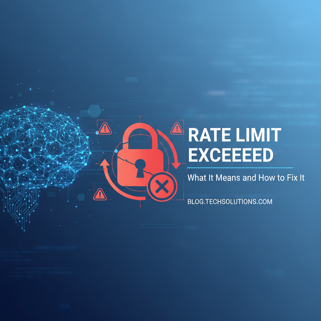 Rate Limit Exceeded: What It Means and How to Fix It