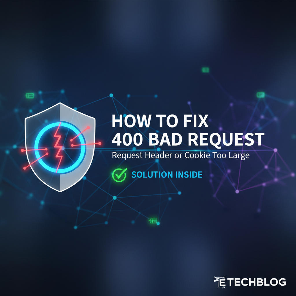 How to Fix 400 Bad Request: Request Header or Cookie Too Large