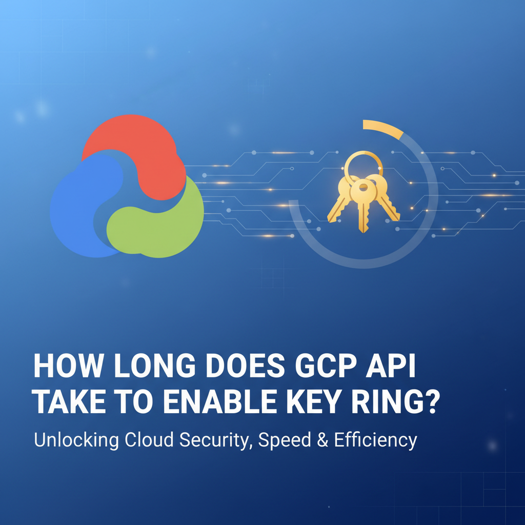 How Long Does GCP API Take to Enable Key Ring?