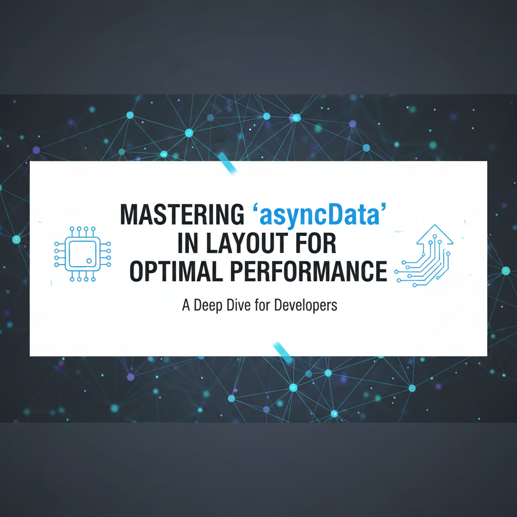 Mastering `asyncData` in Layout for Optimal Performance