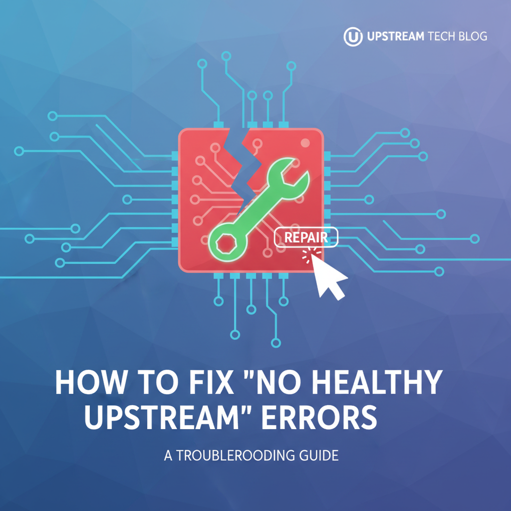 How to Fix 'No Healthy Upstream' Errors