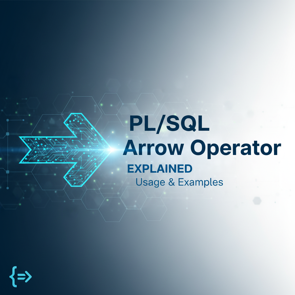 PL/SQL Arrow Operator Explained: Usage & Examples