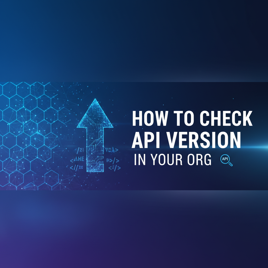 How to Check API Version in Your Org