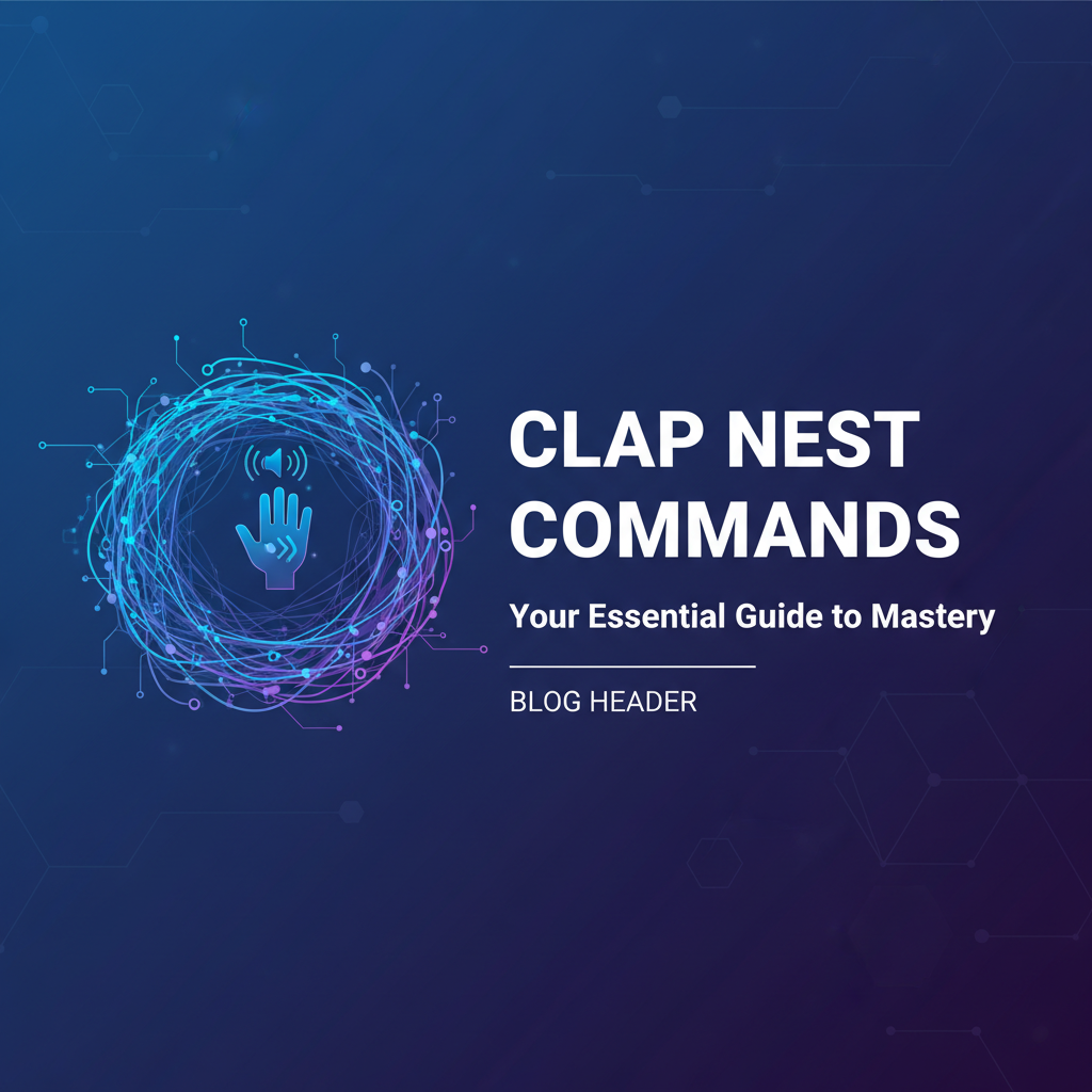 Clap Nest Commands: Your Essential Guide to Mastery