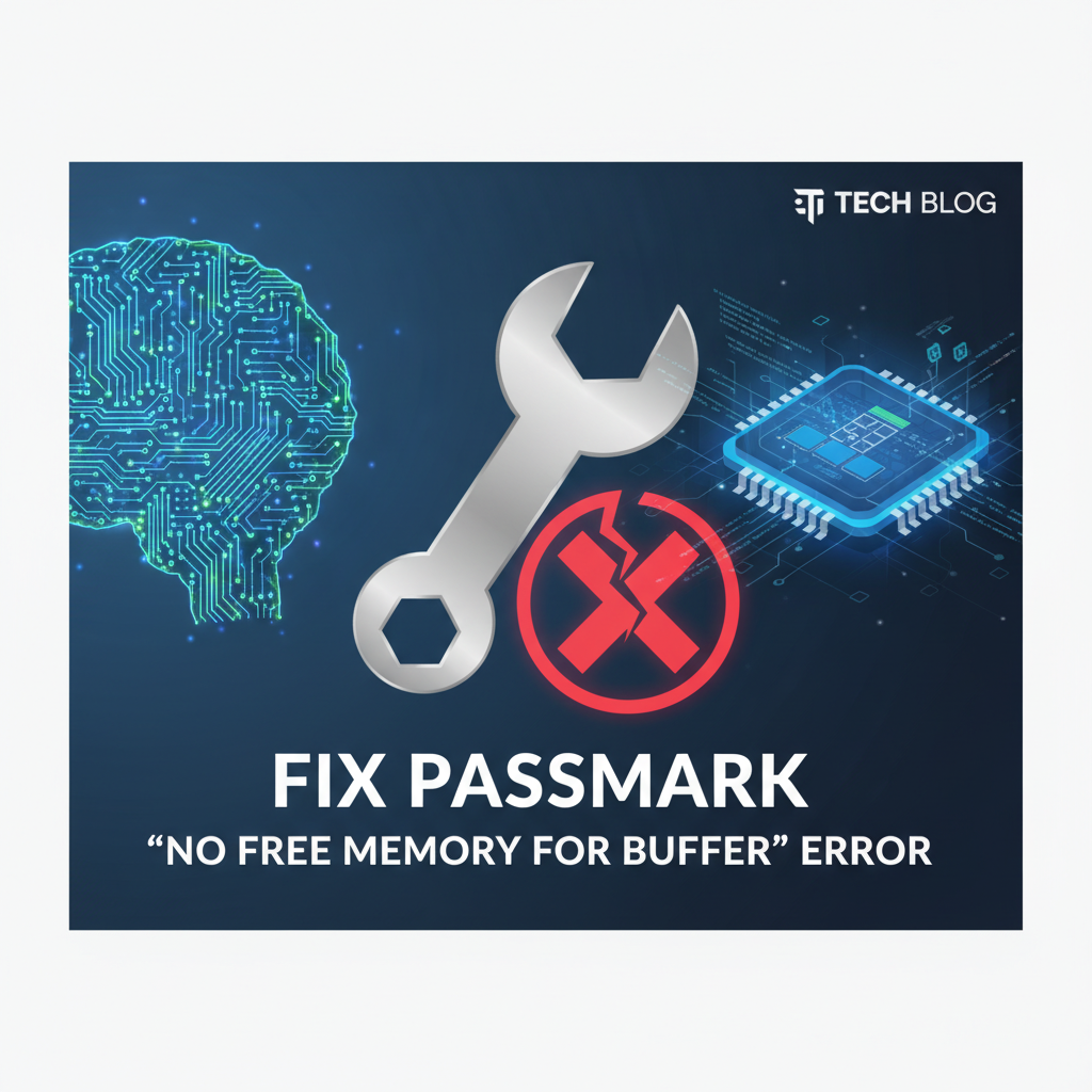 Fix Passmark 'No Free Memory for Buffer' Error