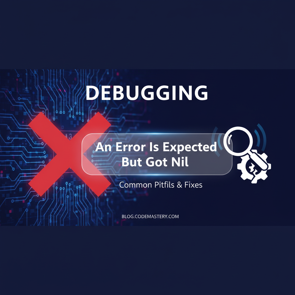 Debugging 'An Error Is Expected But Got Nil': Common Pitfalls & Fixes