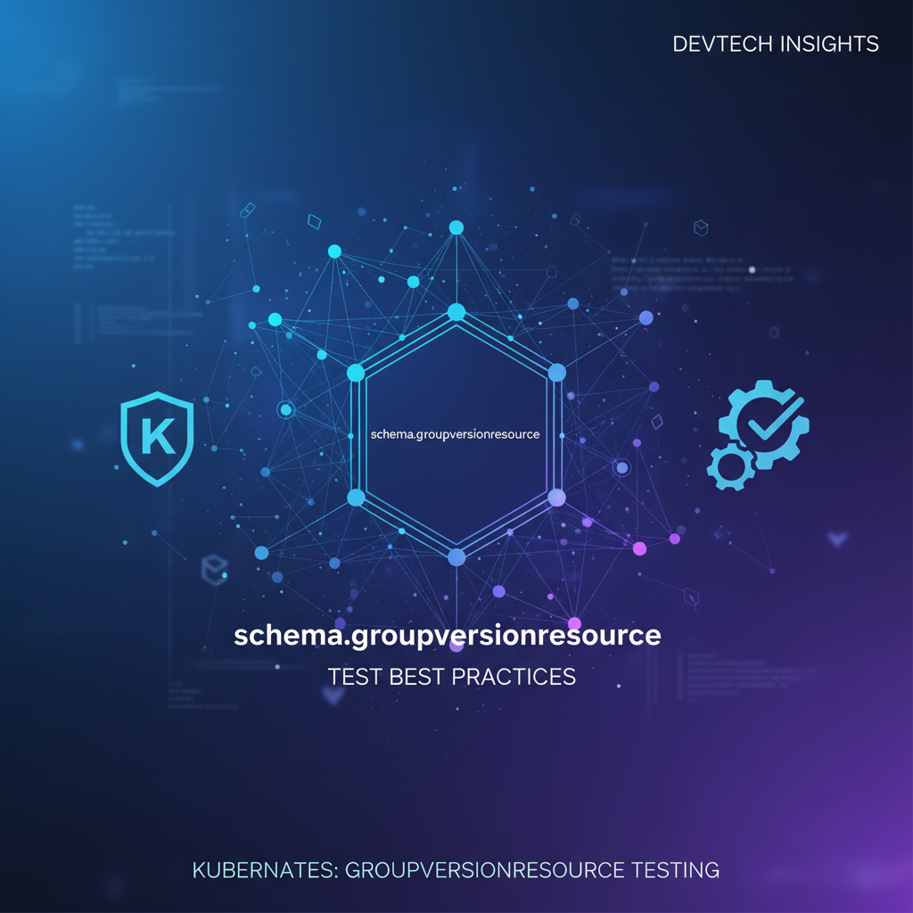 Kubernetes schema.groupversionresource Test Best Practices