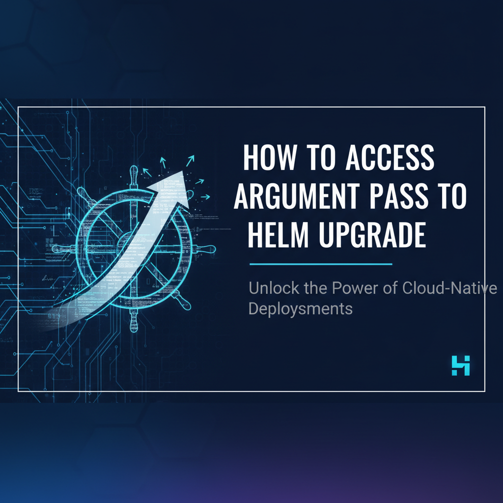 How to Access Argument Pass to Helm Upgrade