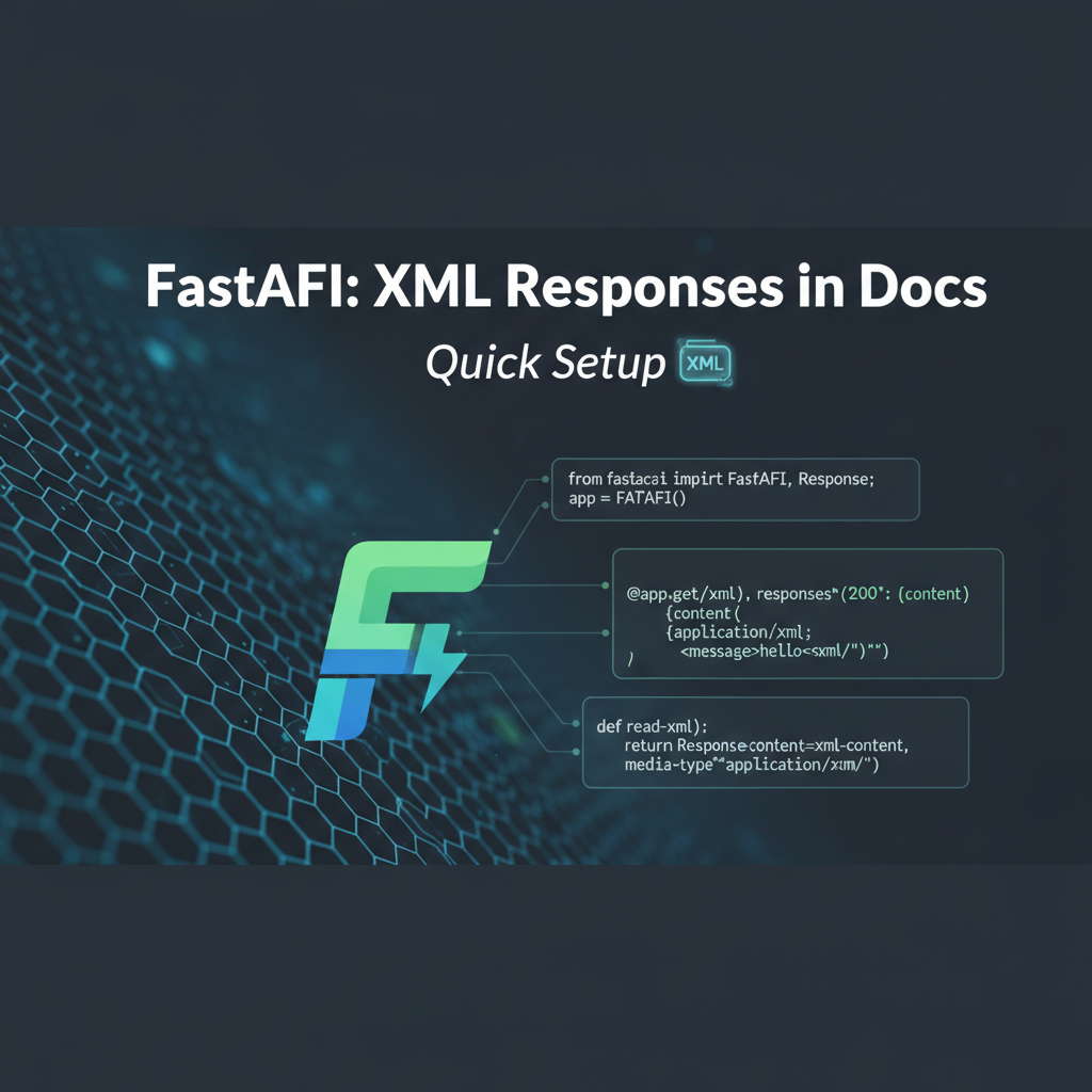 FastAPI: XML Responses in Docs - Quick Setup