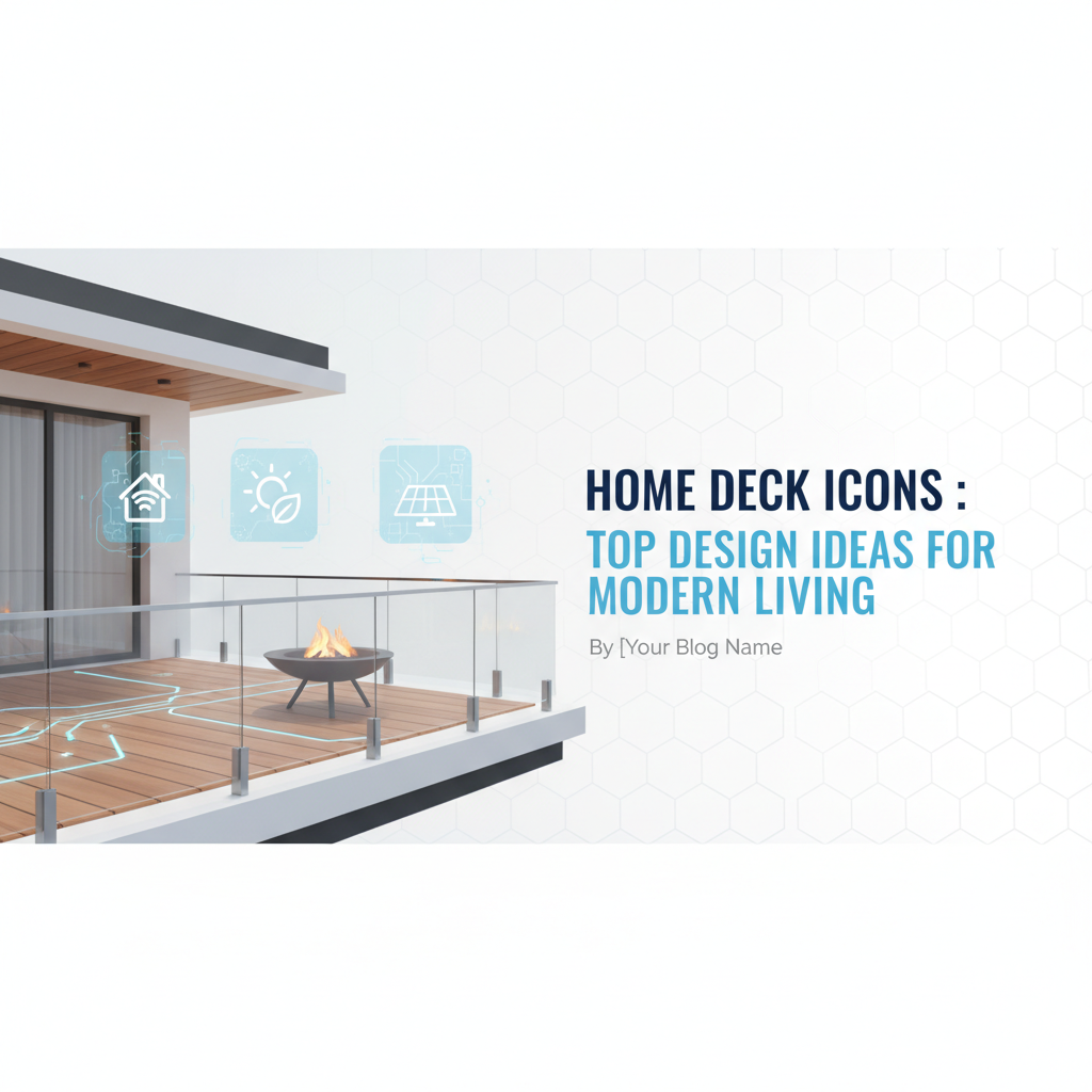 Home Deck Icons: Top Design Ideas for Modern Living