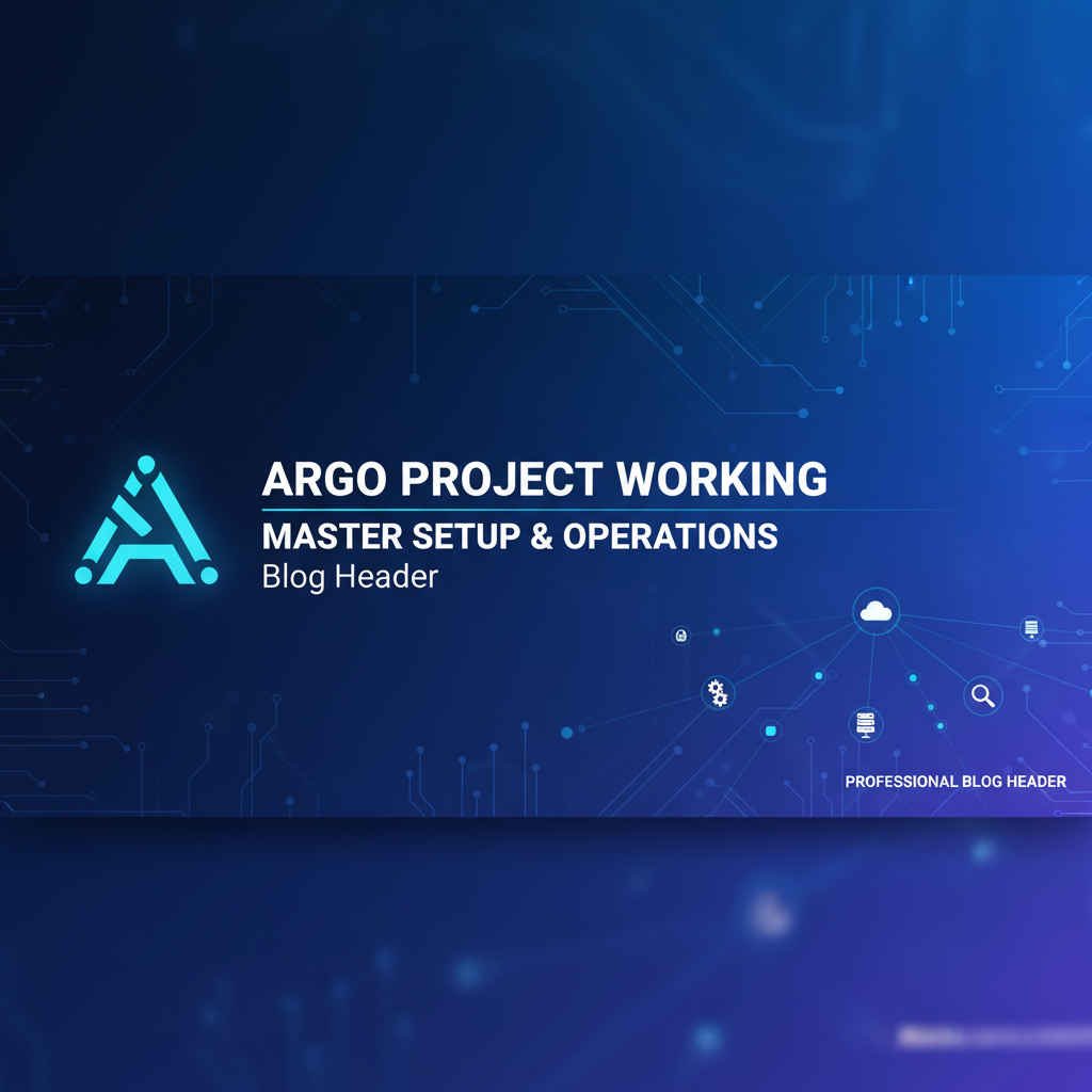 Argo Project Working: Master Setup & Operations