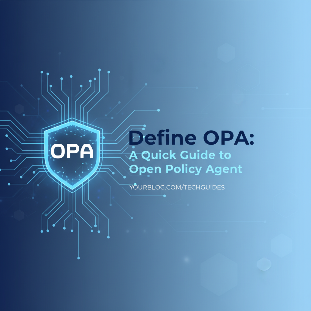 Define OPA: A Quick Guide to Open Policy Agent