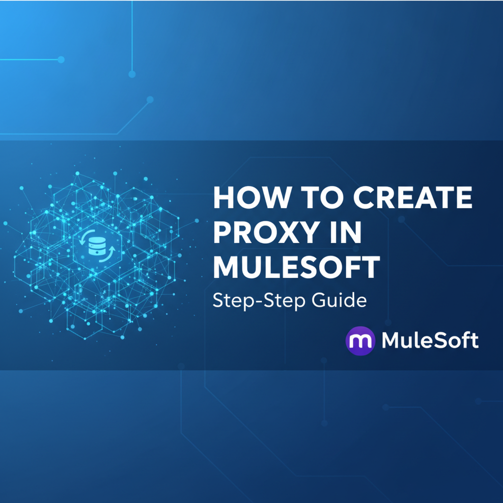 How to Create Proxy in Mulesoft: Step-by-Step Guide