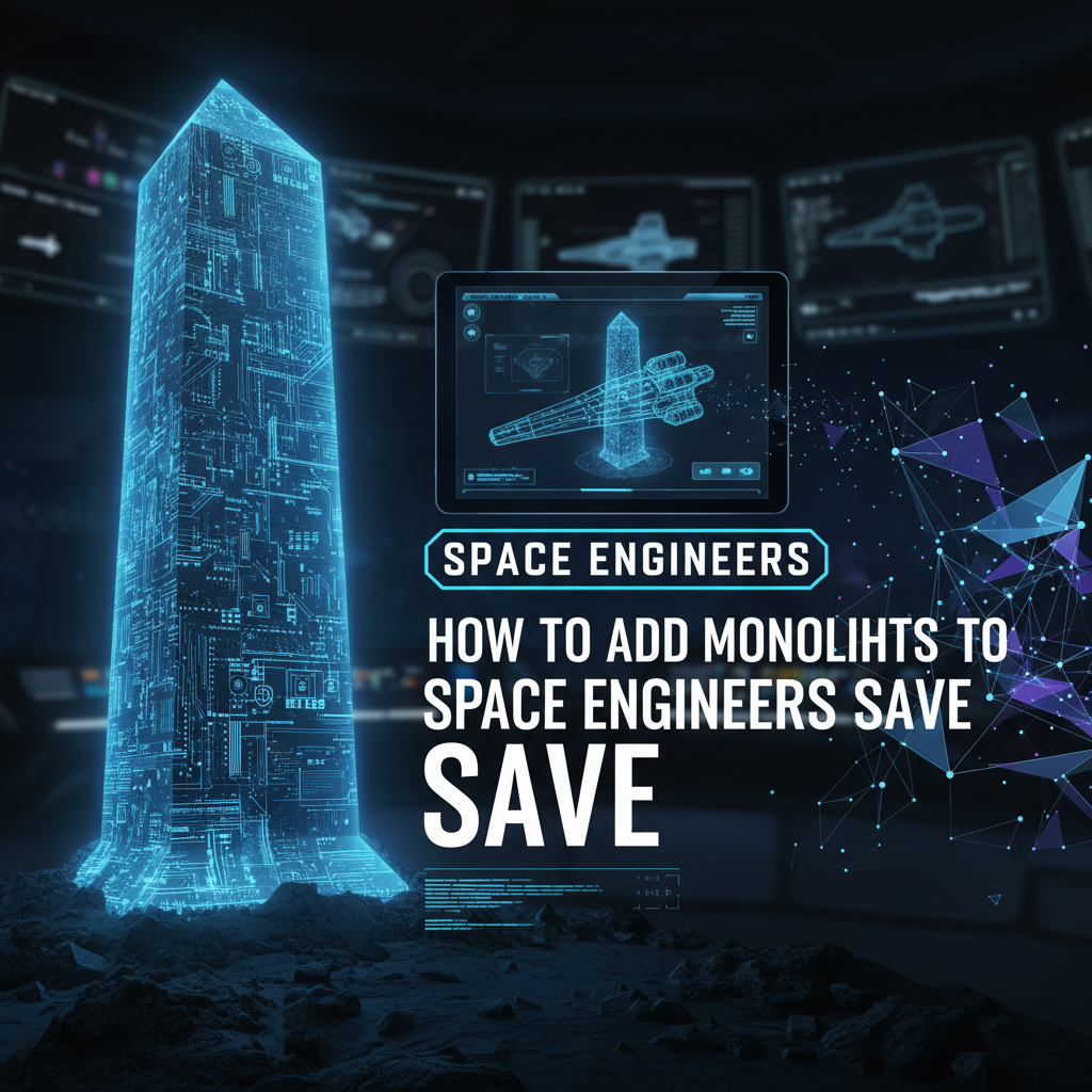 How to Add Monoliths to Your Space Engineers Save