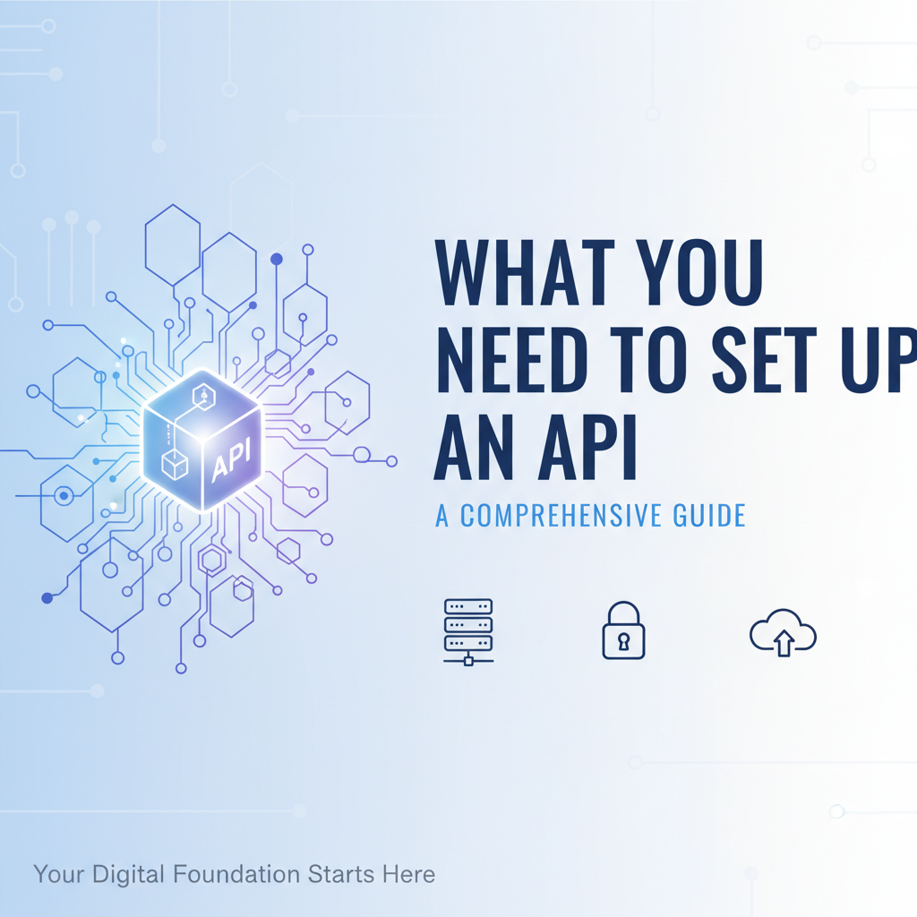 What You Need to Set Up an API: A Comprehensive Guide