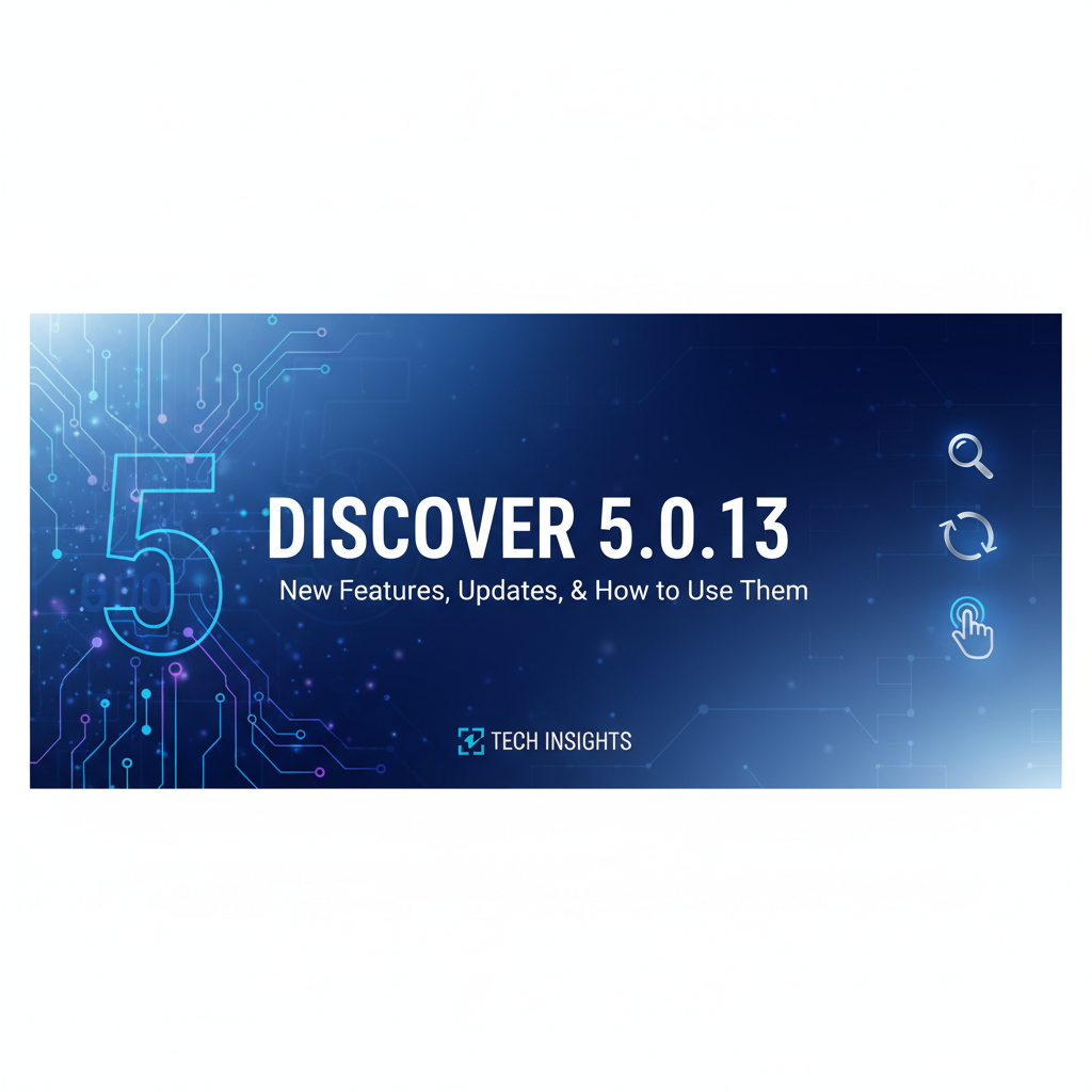 Discover 5.0.13: New Features, Updates, and How to Use Them