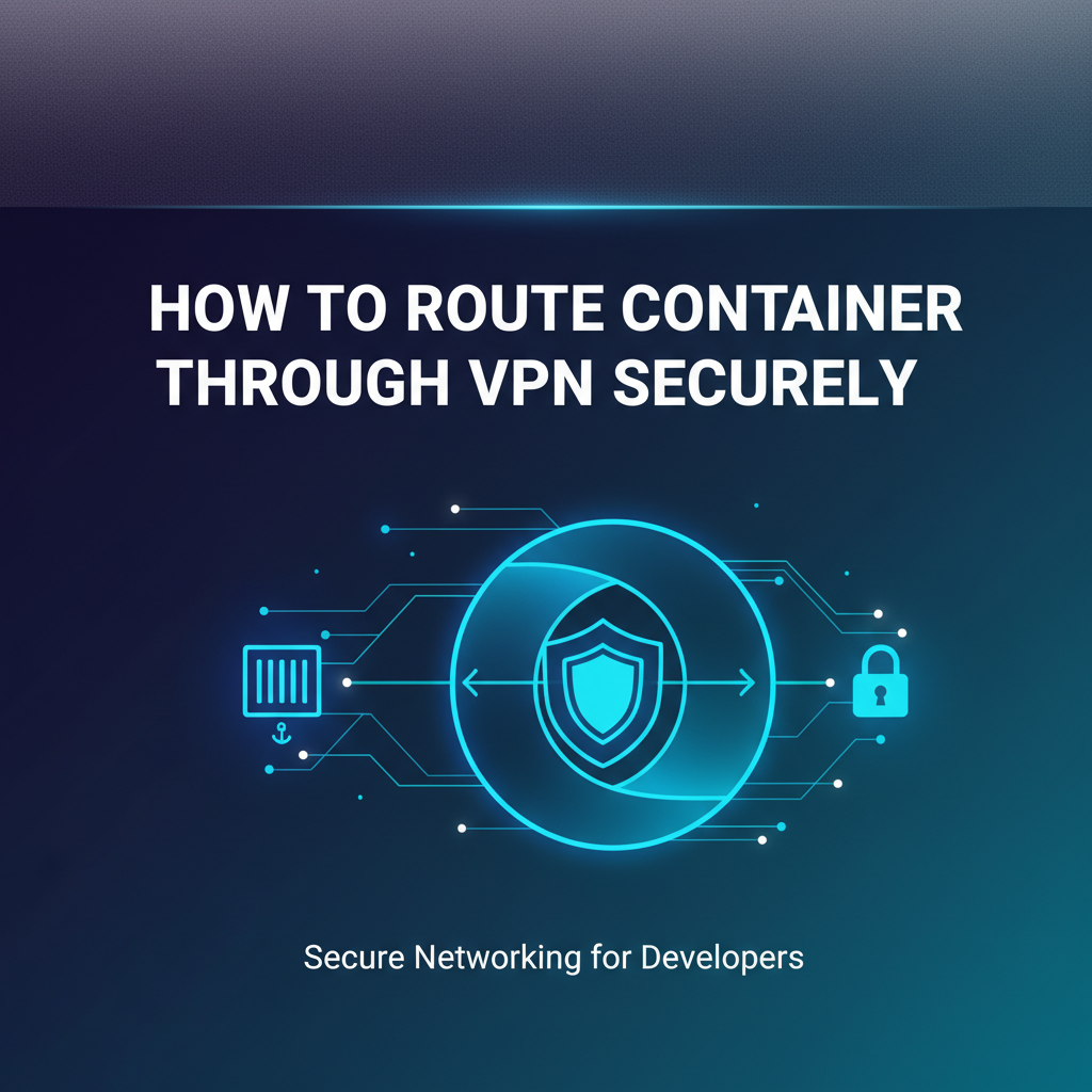How to Route Container Through VPN Securely