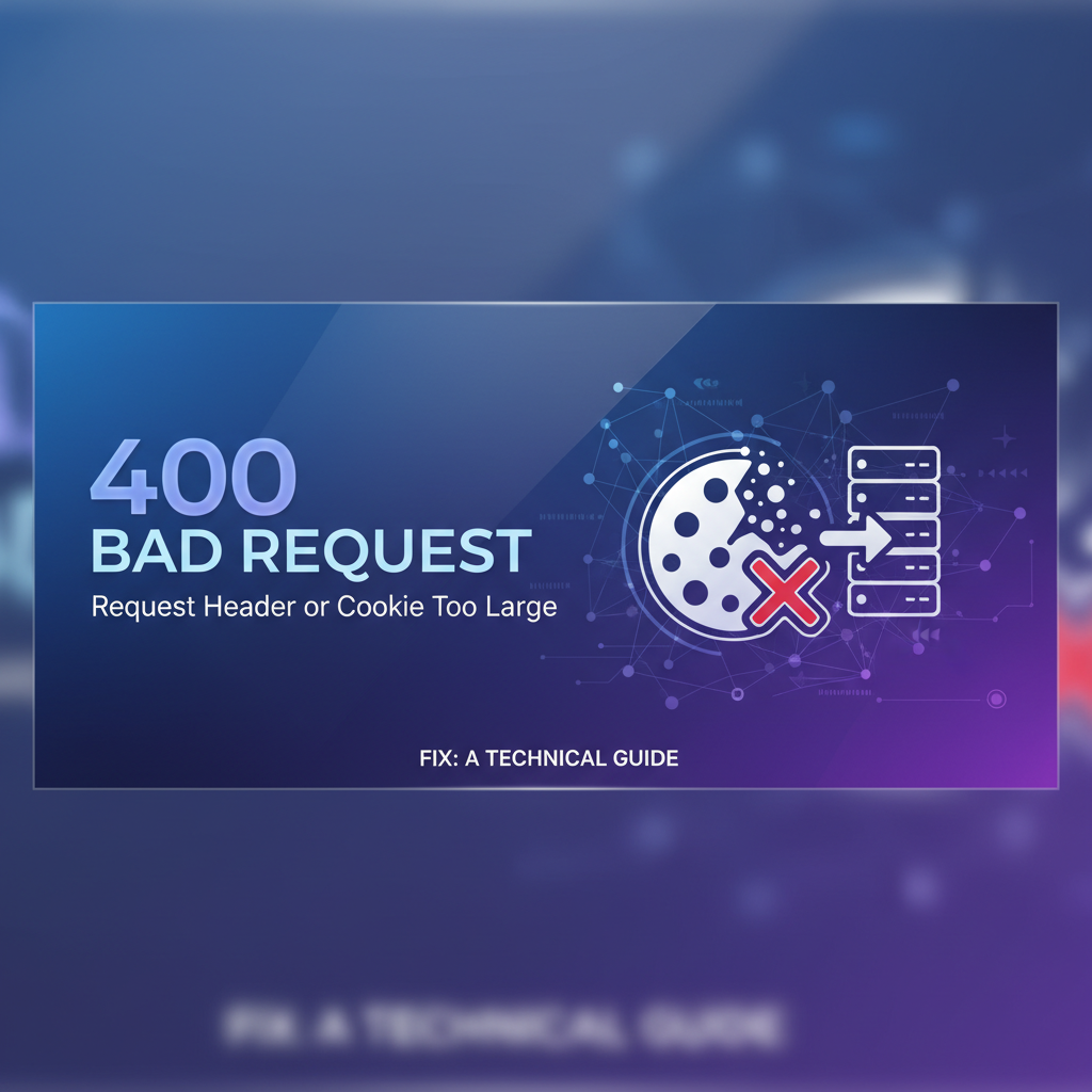 Fix: 400 Bad Request: Request Header or Cookie Too Large