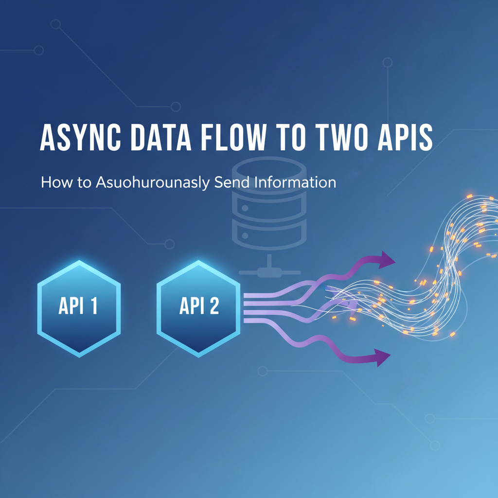 How to Asynchronously Send Information to Two APIs
