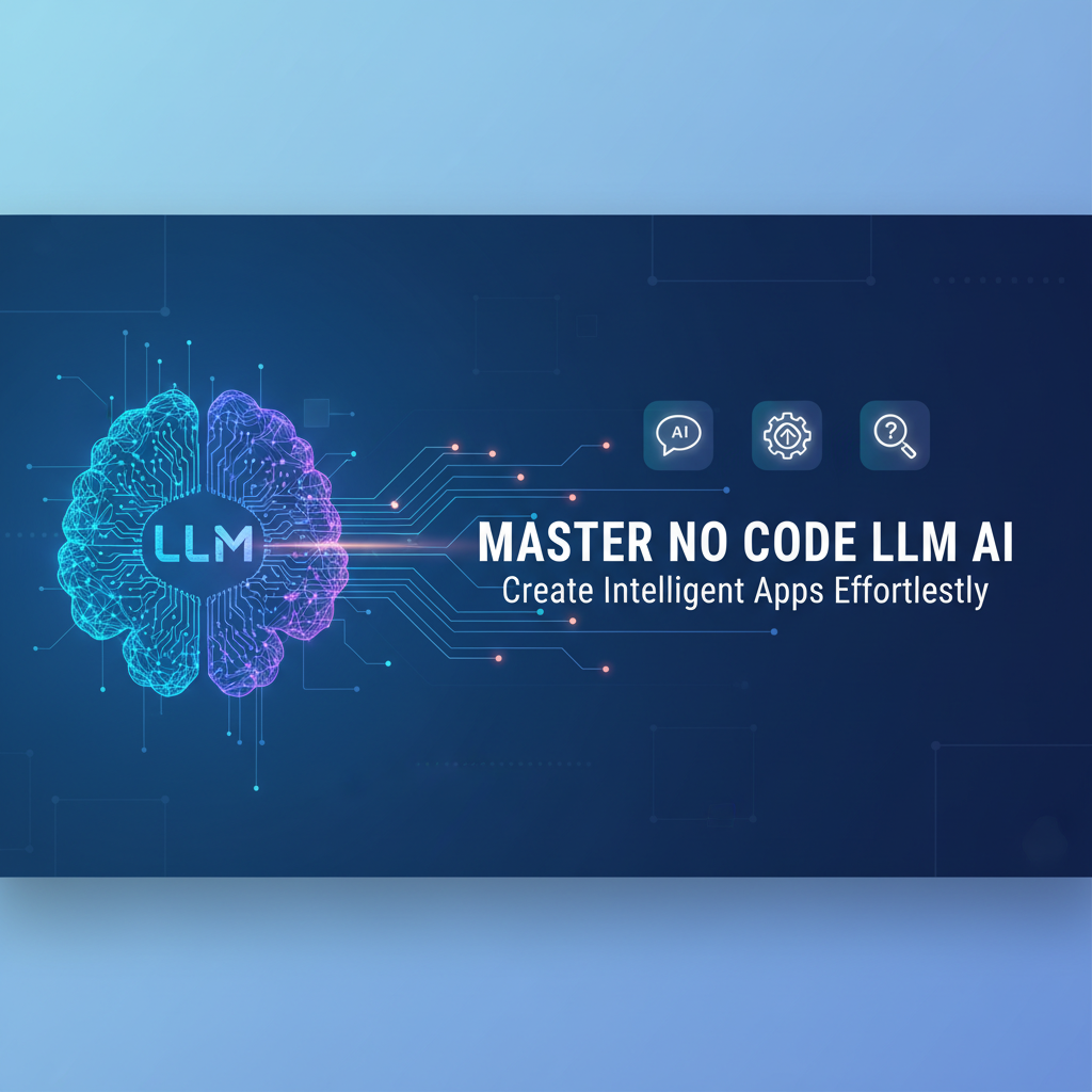 Master No Code LLM AI: Create Intelligent Apps Effortlessly