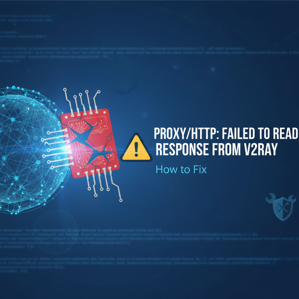 proxy/http: failed to read response from v2ray: How to Fix