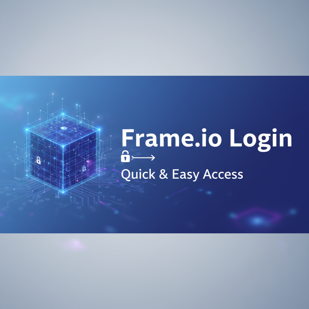 Frame.io Login: Quick & Easy Access