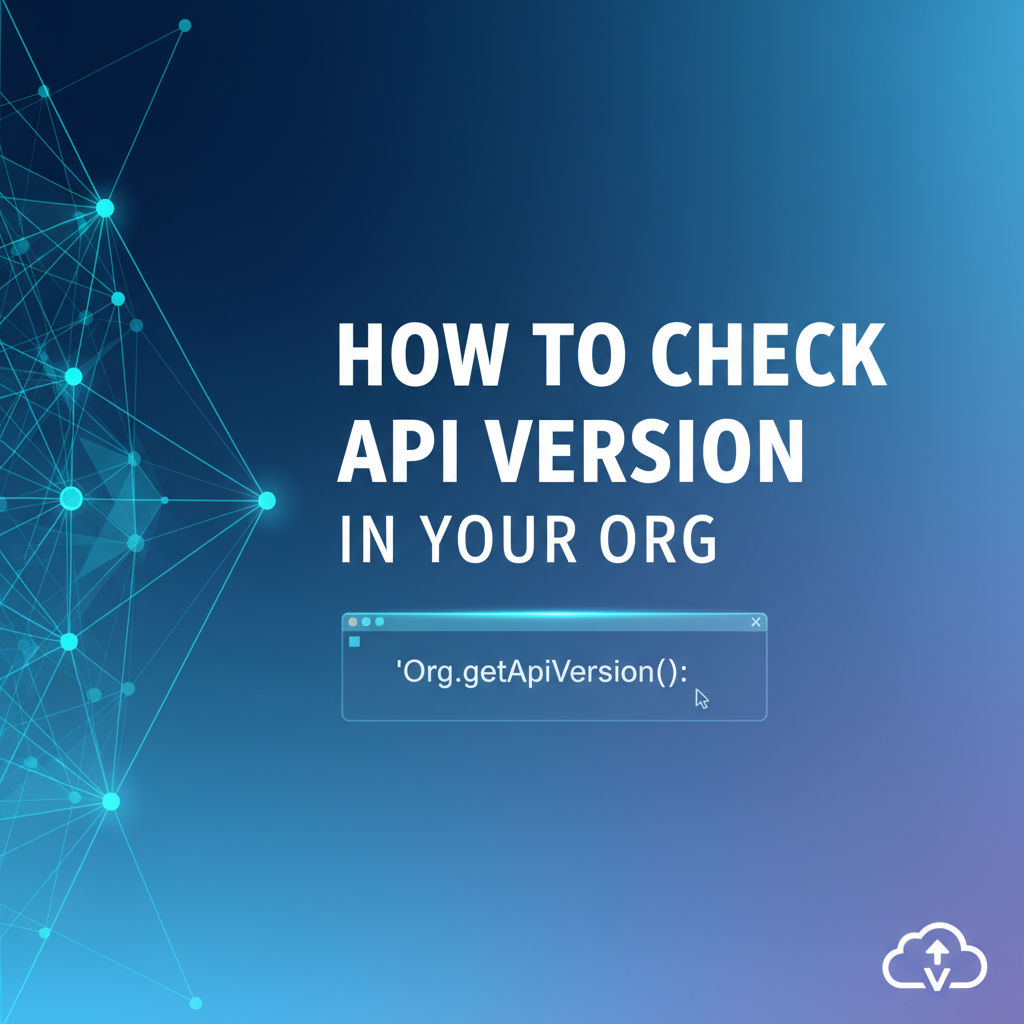 How to Check API Version in the Org
