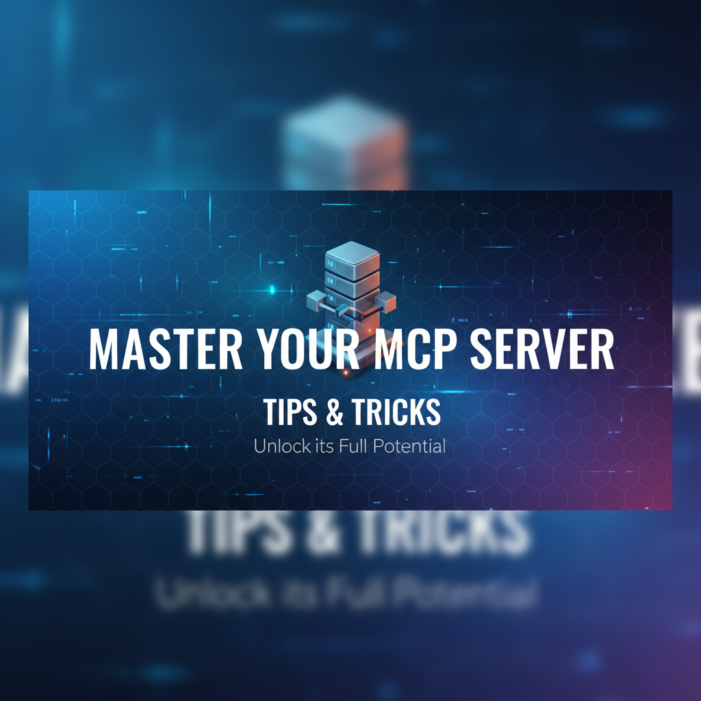 Master Your MCP Server: Tips & Tricks