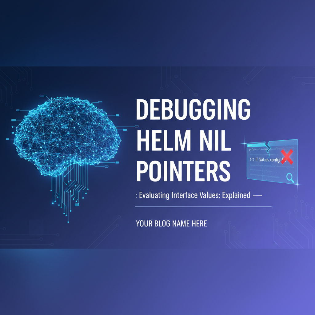 Debugging Helm Nil Pointer Evaluating Interface Values: Explained