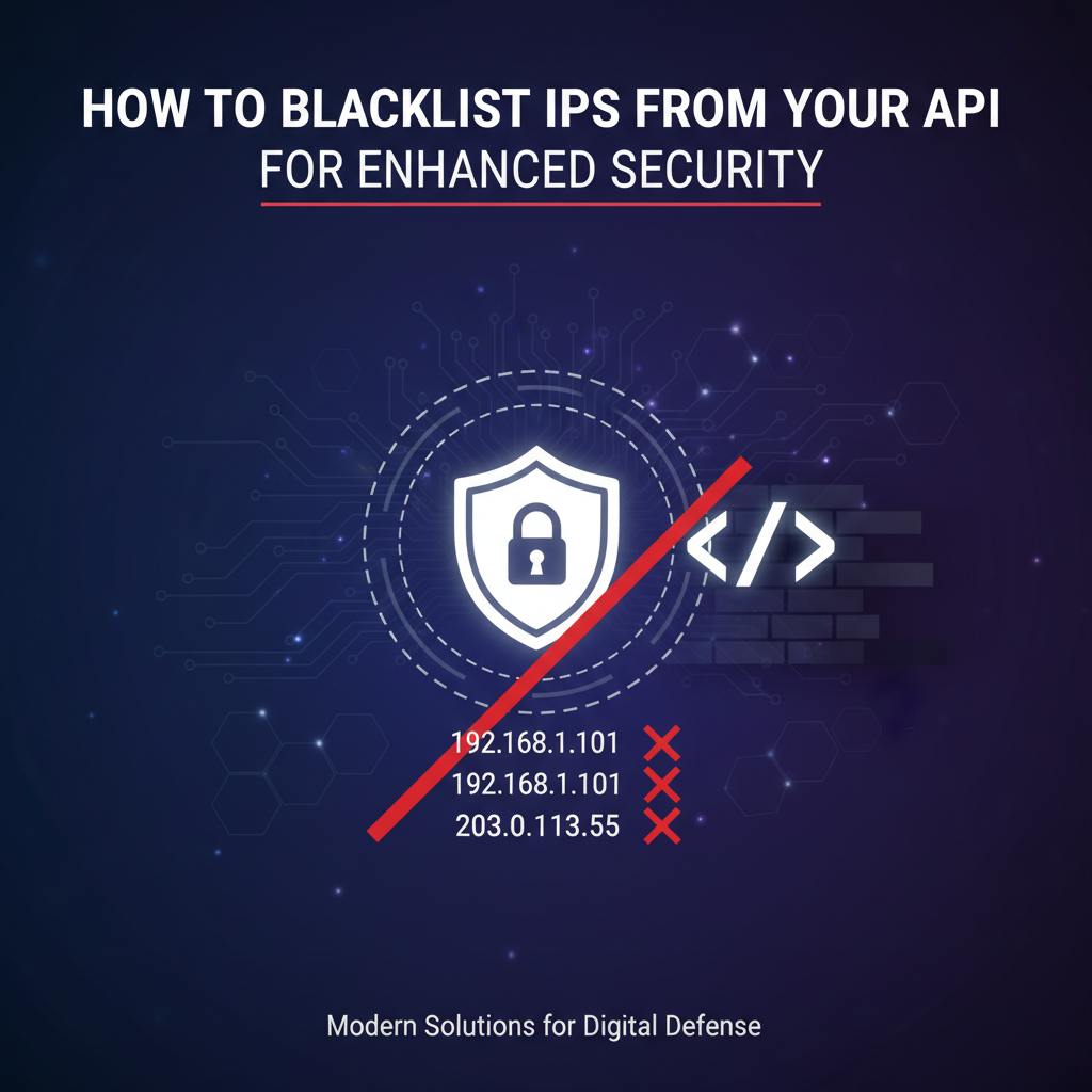 How to Blacklist IPs from Your API for Enhanced Security