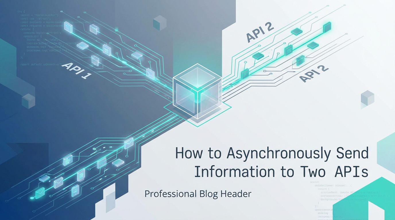 How to Asynchronously Send Information to Two APIs