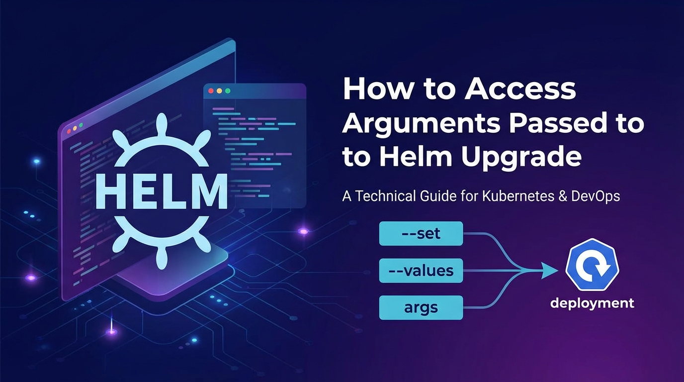 How to Access Arguments Passed to Helm Upgrade