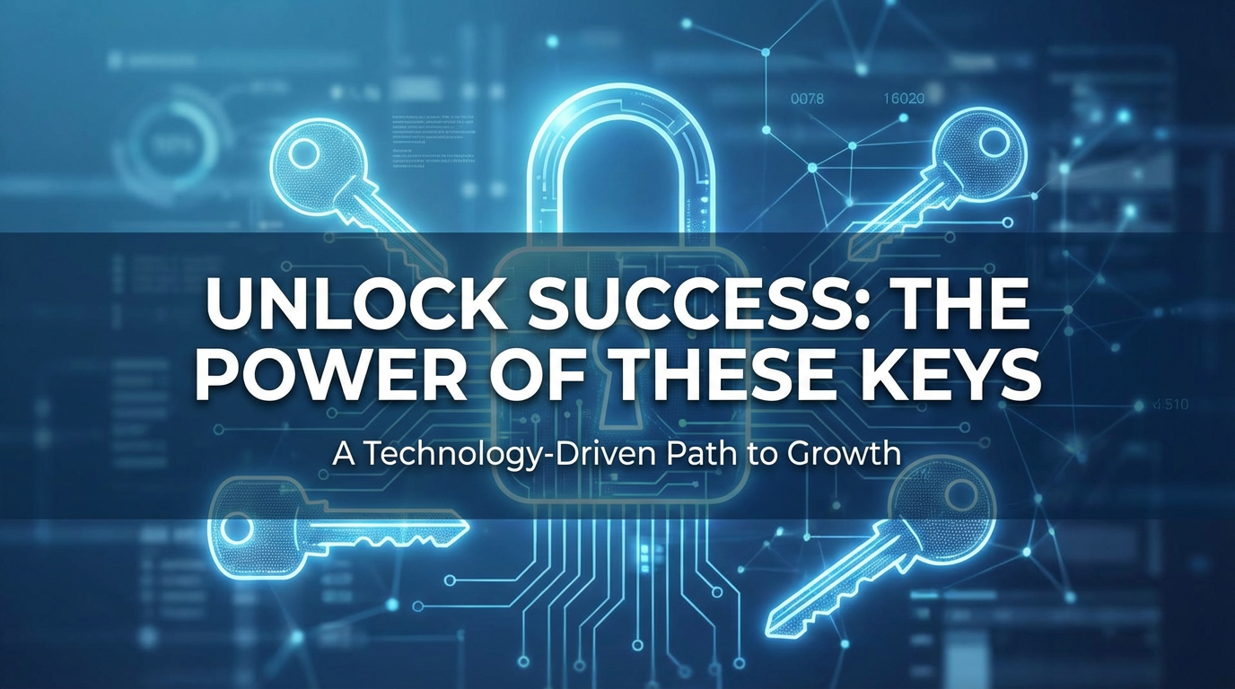 Unlock Success: The Power of These Keys