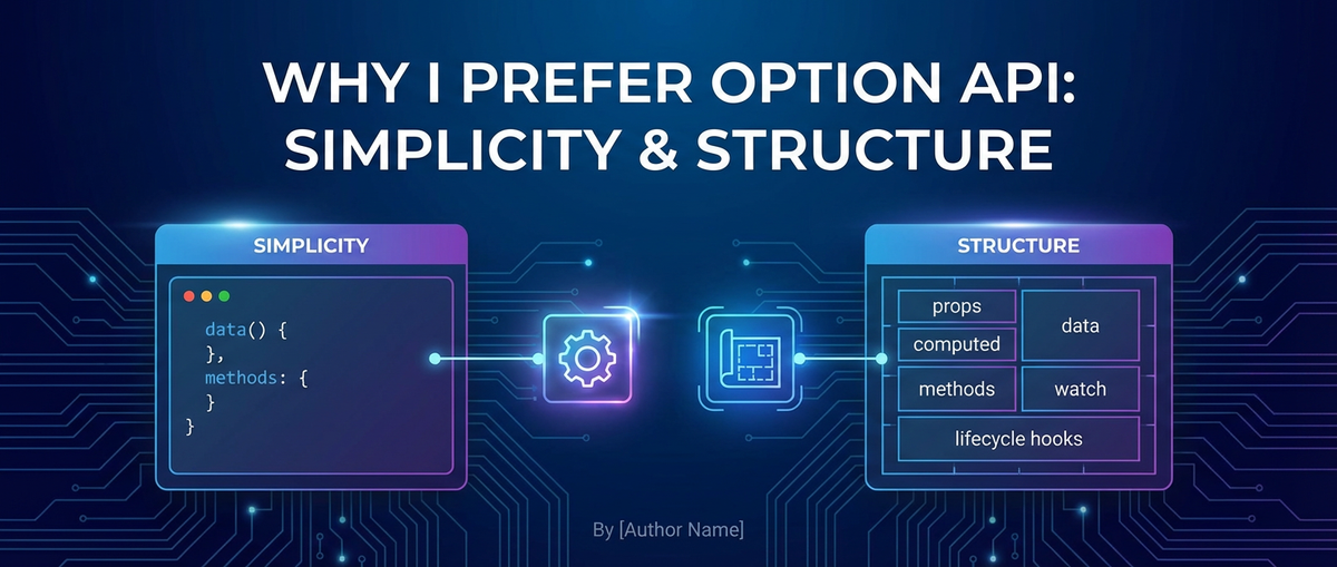 Why I Prefer Option API: Simplicity & Structure
