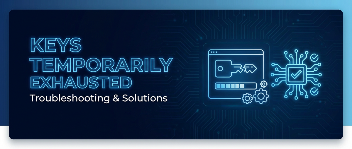 Keys Temporarily Exhausted: Troubleshooting & Solutions