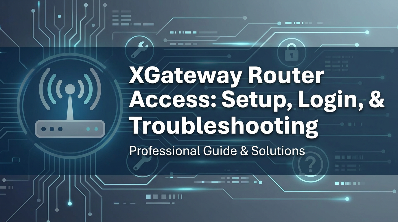 XGateway Router Access: Setup, Login, & Troubleshooting