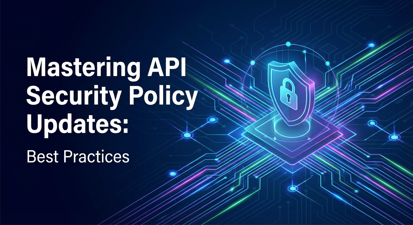 Mastering API Gateway Security Policy Updates: Best Practices