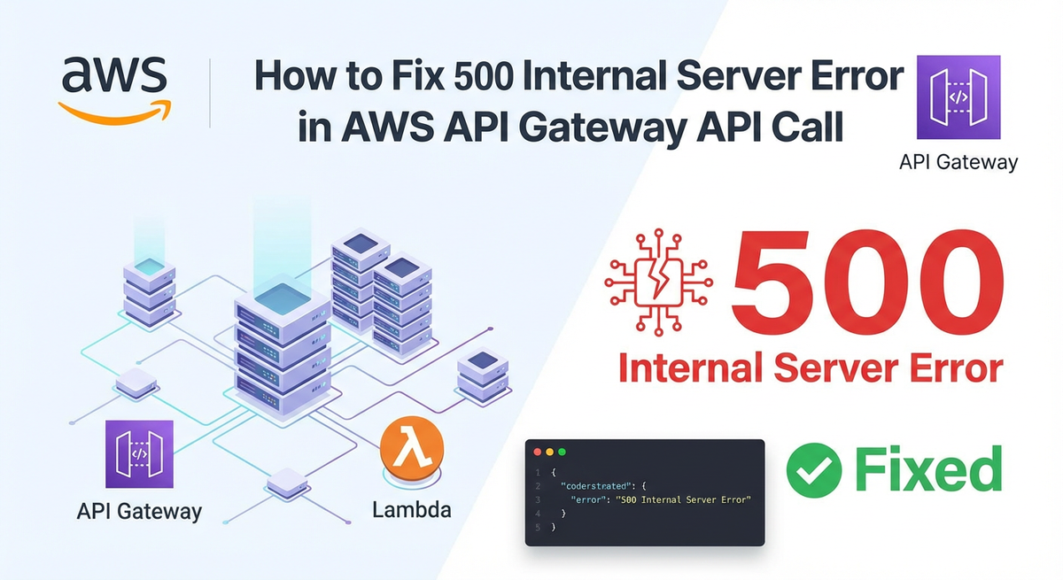 How to Fix 500 Internal Server Error in AWS API Gateway API Call
