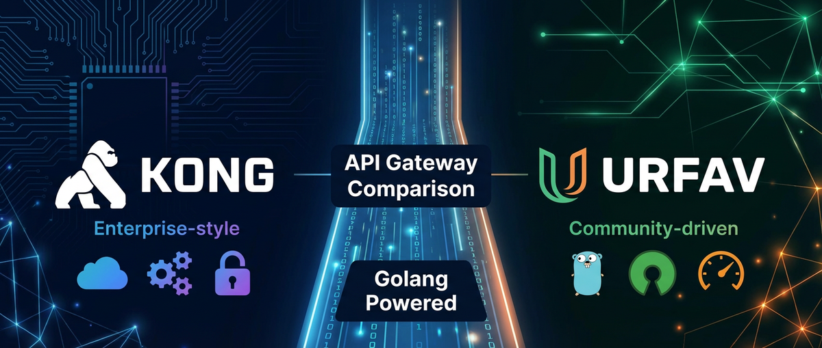 Kong vs Urfav for Golang: API Gateway Comparison