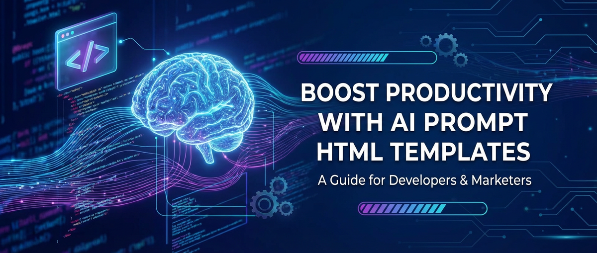 Boost Productivity with AI Prompt HTML Templates