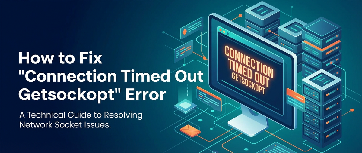How to Fix 'Connection Timed Out Getsockopt' Error