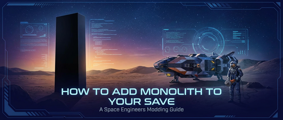 Space Engineers: How to Add Monolith to Your Save