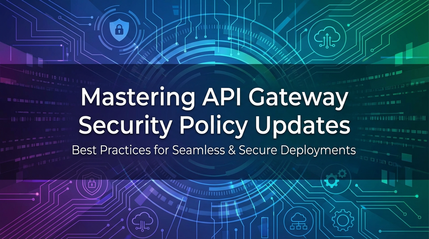 Mastering API Gateway Security Policy Updates