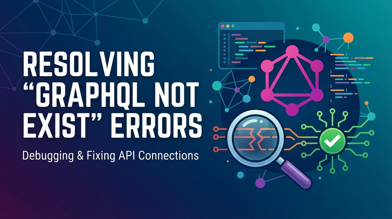 Resolving 'GraphQL Not Exist' Errors