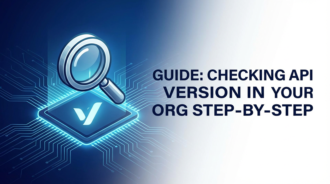Guide: Checking API Version in Your Org Step-by-Step