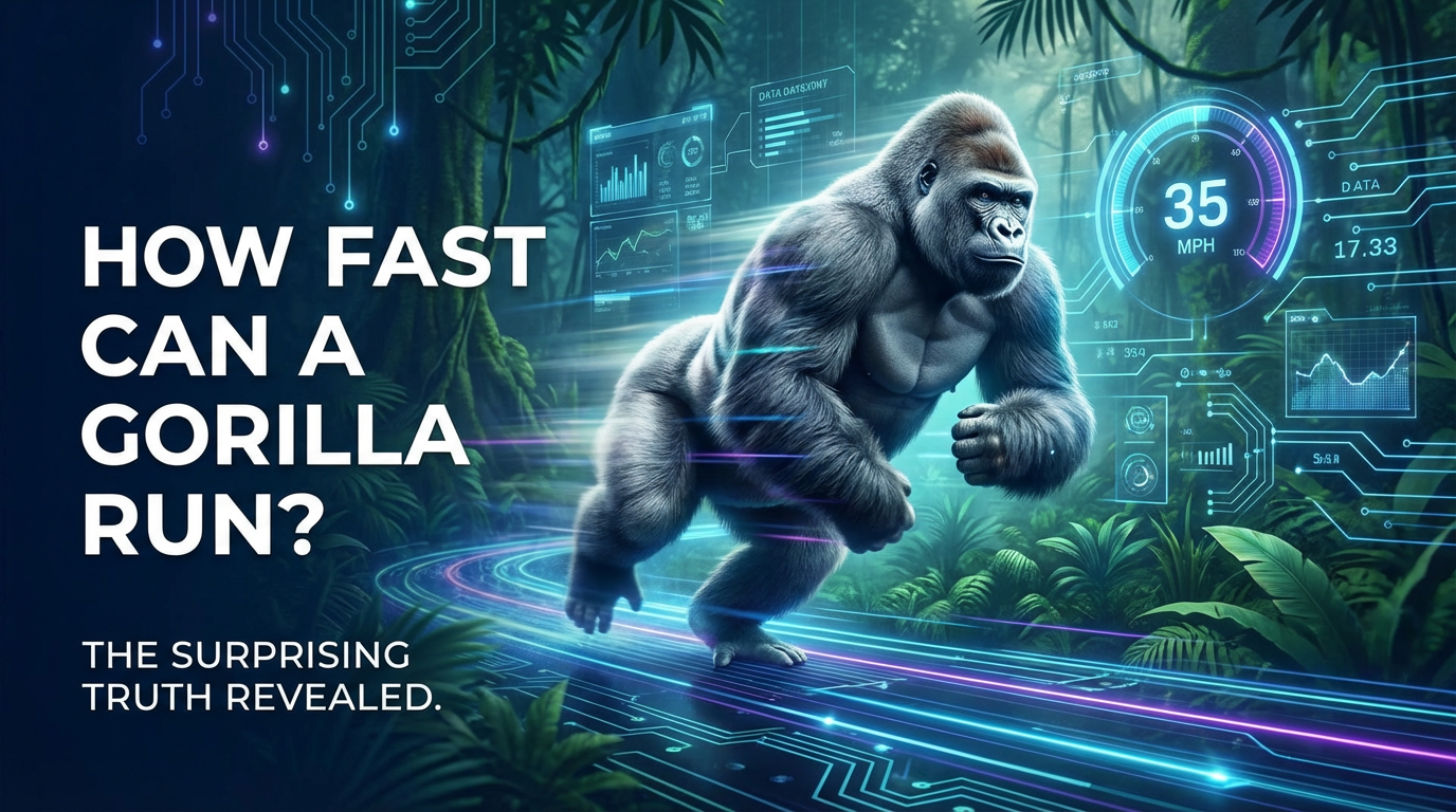 How Fast Can a Gorilla Run? The Surprising Truth Revealed