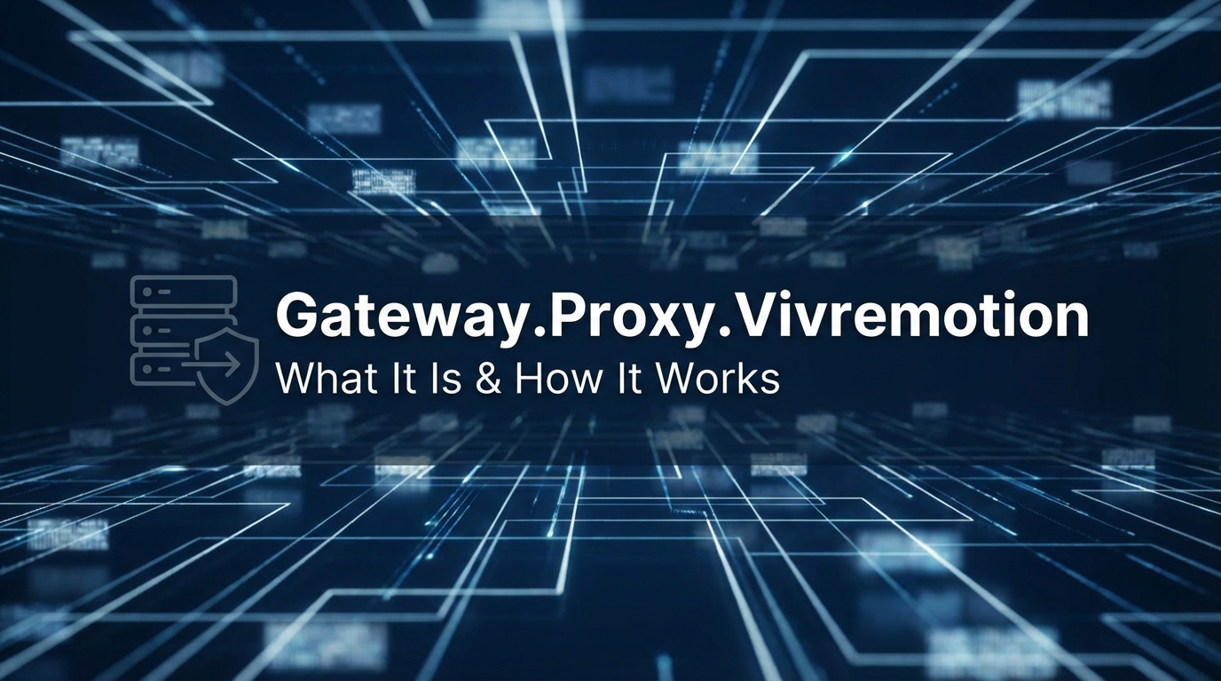 Gateway.Proxy.Vivremotion: What It Is & How It Works