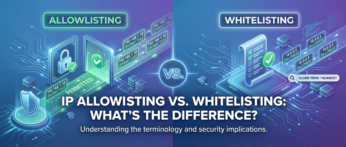 IP Allowlisting vs. Whitelisting: What's the Difference?