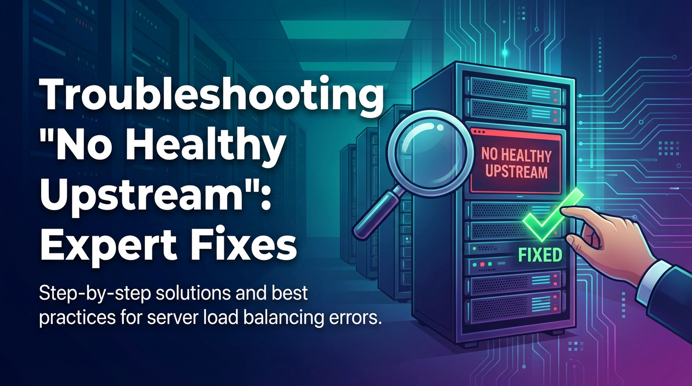 Troubleshooting 'No Healthy Upstream': Expert Fixes