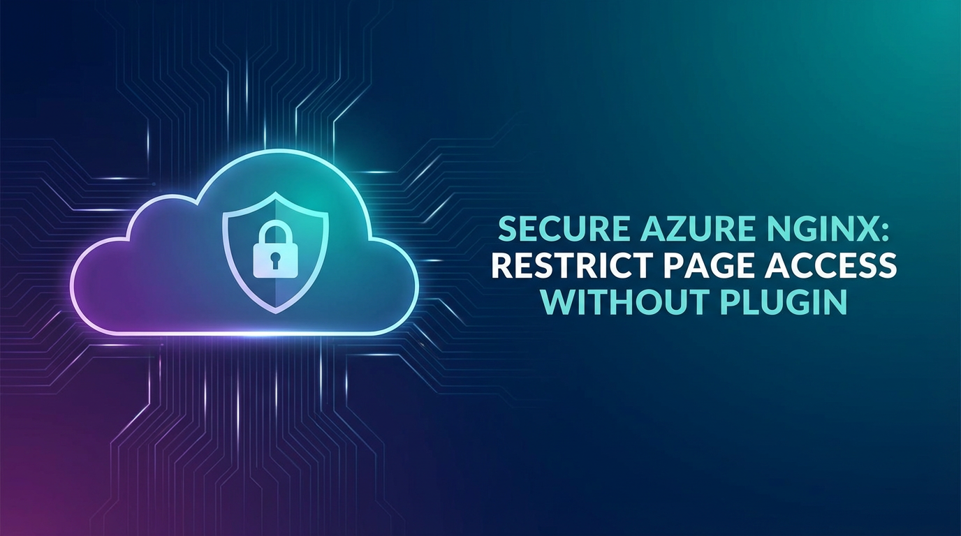Secure Azure Nginx: Restrict Page Access Without Plugin